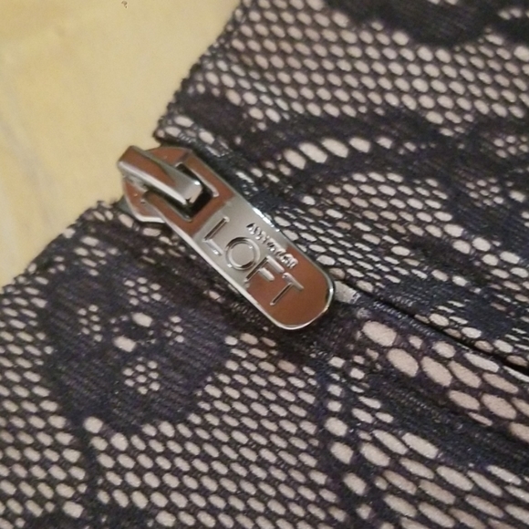 Ann Taylor Loft Ellie Lace Heel Bootie sz 10 - Picture 5 of 8